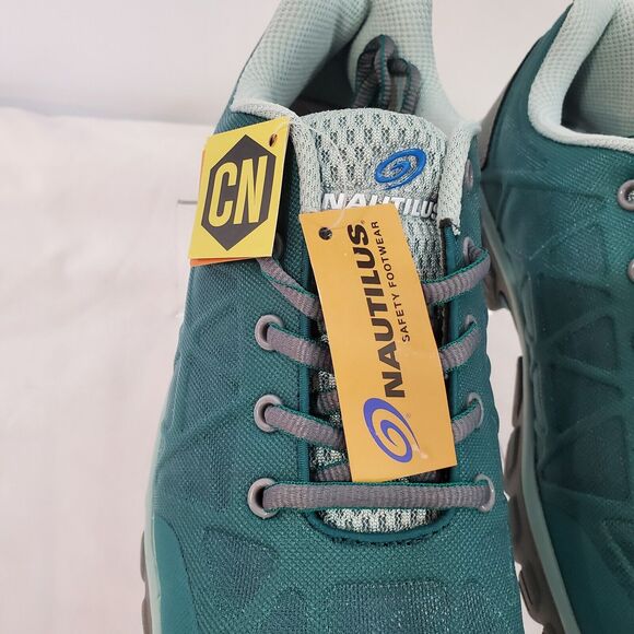 Nautilus Safety Shoes Women's 8.5 D Wide Teal Spark EH CN SR Style N1070 - Picture 13 of 16